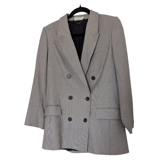 ARITZIA BABATON Houndstooth Pattern Women's Size 6 Blazer Jacket - Picture 1 of 8